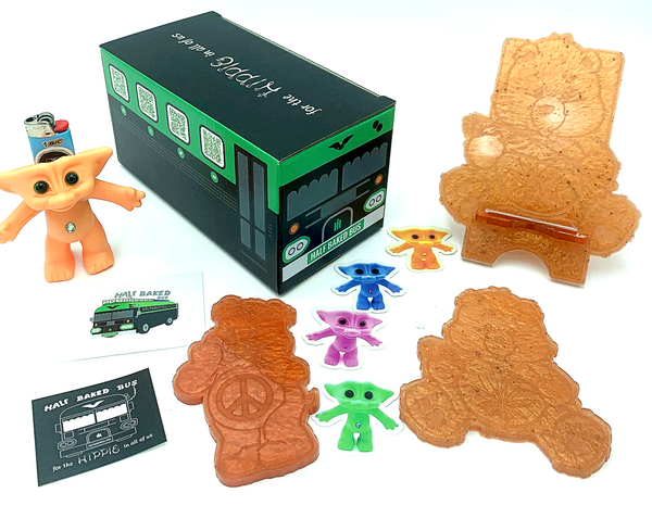 90s stoner box stoner bears weed bus hippie box