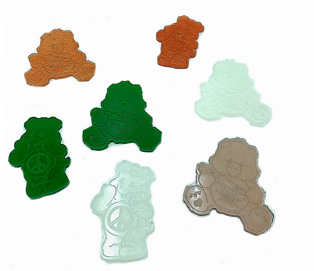 Stoner Bear Coasters hippie bear stoner bear stoner bear stoner bear